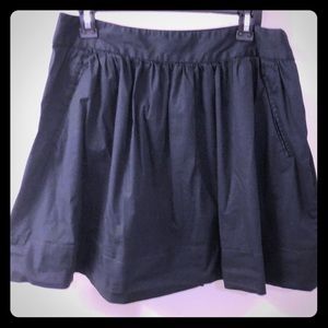 Banana Republic Black Pleated Skirt